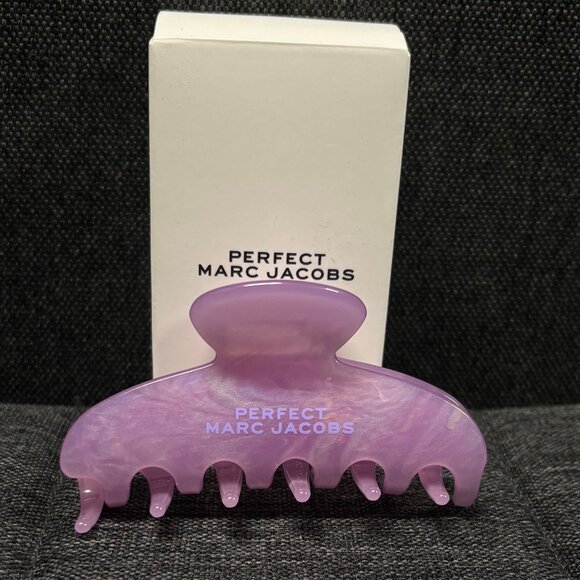 Perfect by Marc Jacobs Purple Branded Hair Clip/Barrette New in Box - Picture 1 of 3